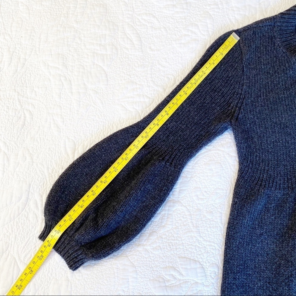 Vince Wool Blend Bishop Sleeve Long Cardigan - S - Picture 10 of 11